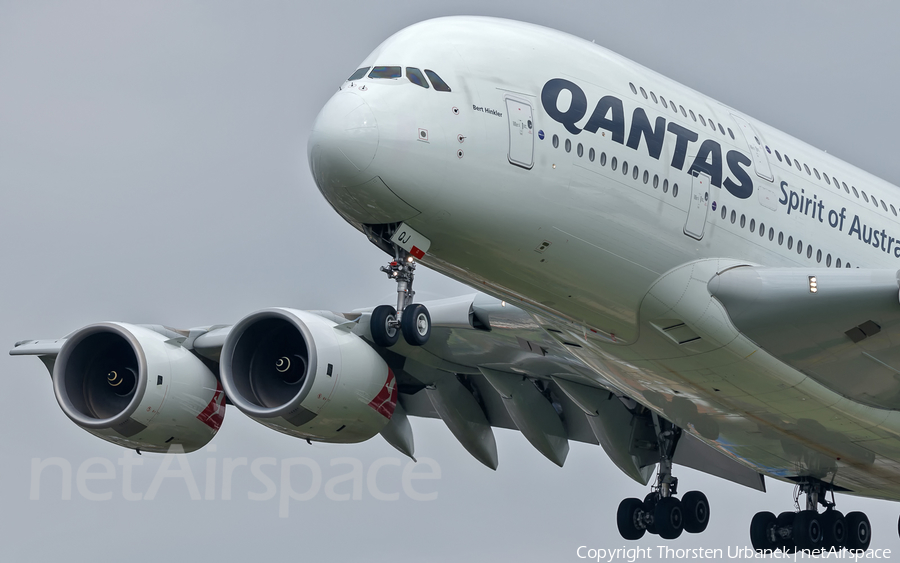 Qantas Airbus A380-842 (VH-OQJ) | Photo 354654
