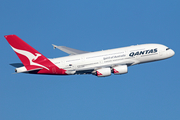 Qantas Airbus A380-842 (VH-OQJ) at  London - Heathrow, United Kingdom