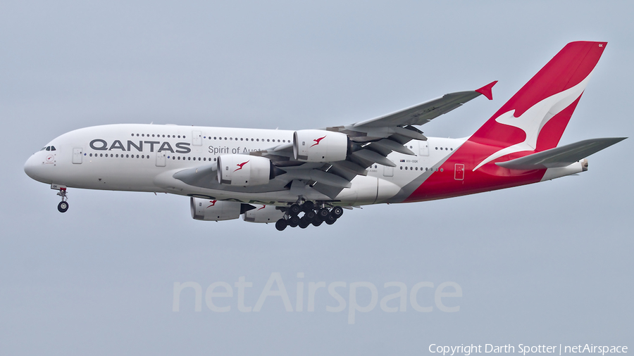 Qantas Airbus A380-842 (VH-OQK) | Photo 309632