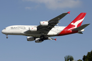 Qantas Airbus A380-842 (VH-OQK) at  Singapore - Changi, Singapore