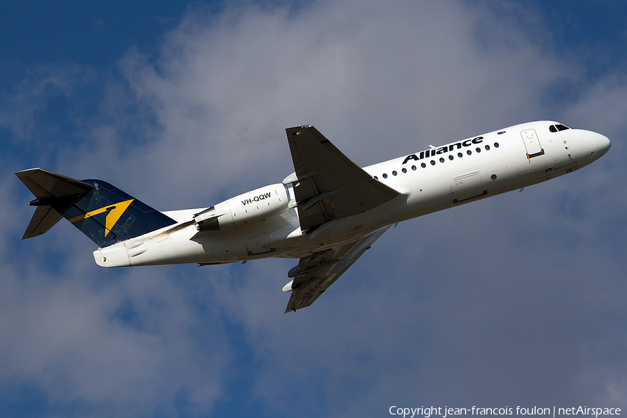 Alliance Airlines Fokker 70 (VH-QQW) | Photo 107710