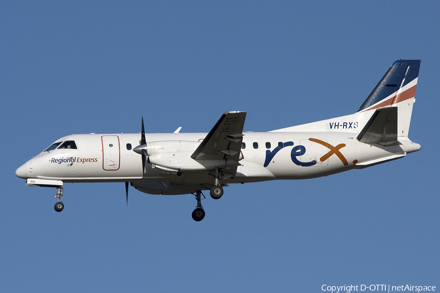 REX - Regional Express SAAB 340B (VH-RXS) | Photo 283651