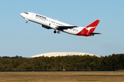 Qantas Boeing 737-476 (VH-TJN) at  Brisbane, Australia