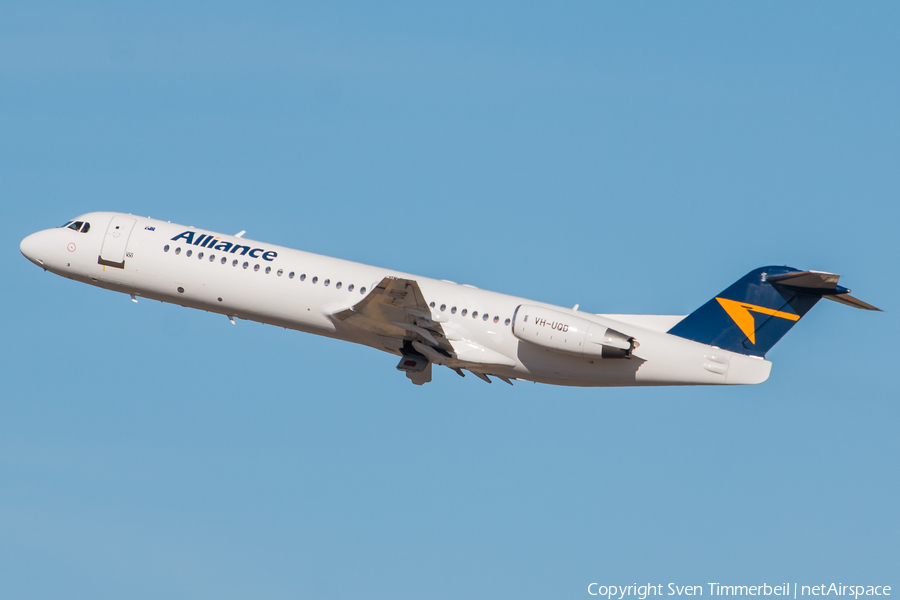 Alliance Airlines Fokker 100 (VH-UQD) | Photo 285220