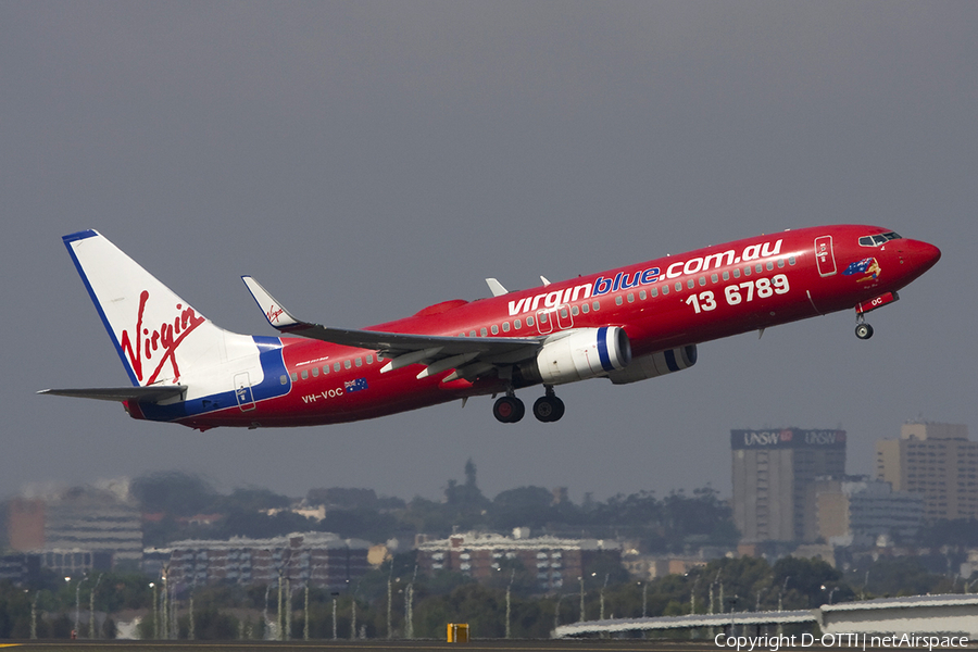 Virgin Blue Boeing 737-8BK (VH-VOC) | Photo 283049