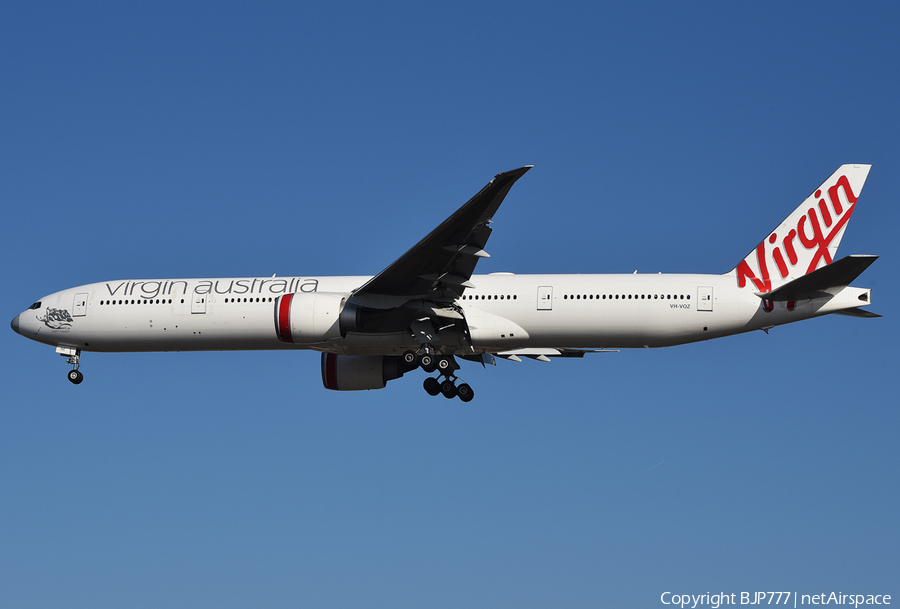 Virgin Australia Boeing 777-3ZG(ER) (VH-VOZ) | Photo 217736