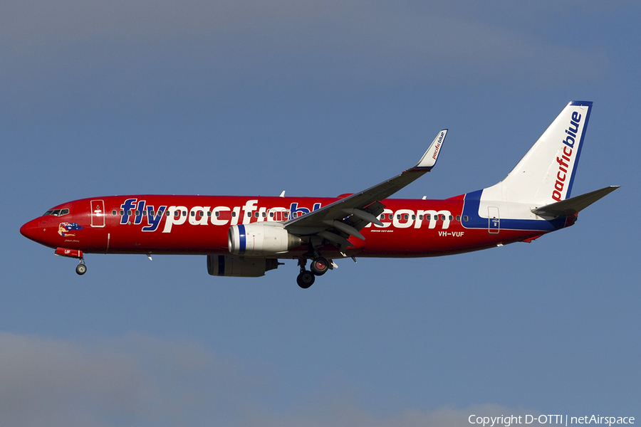 Pacific Blue Boeing 737-8FE (VH-VUF) | Photo 283657