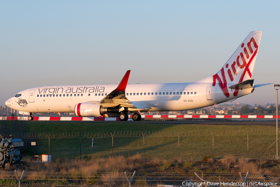 Virgin Australia Boeing 737-8FE (VH-VUU) | Photo 96328