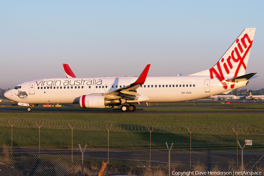 Virgin Australia Boeing 737-8KG (VH-VUW) | Photo 96324