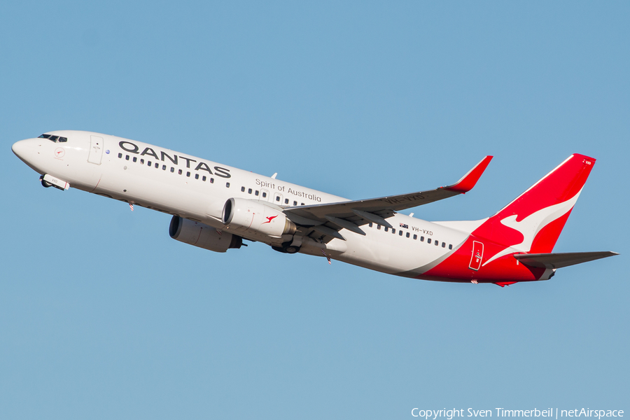Qantas Boeing 737-838 (VH-VXD) | Photo 285056