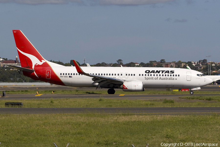 Qantas Boeing 737-838 (VH-VXG) | Photo 282989