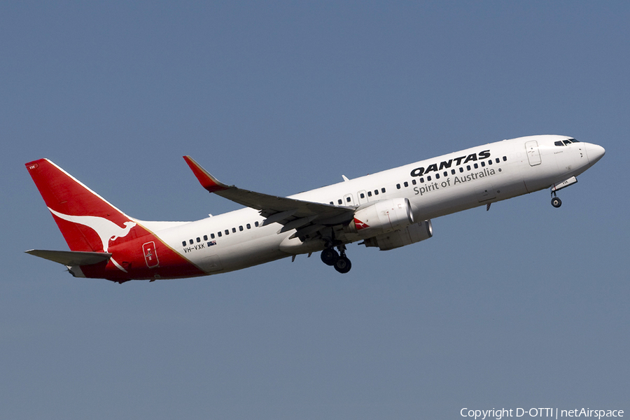 Qantas Boeing 737-838 (VH-VXK) | Photo 282792