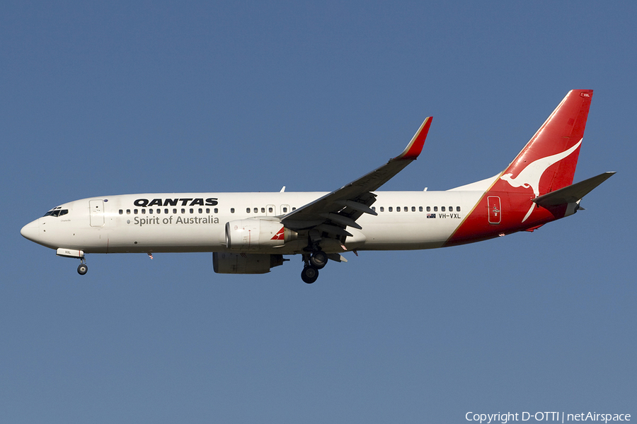 Qantas Boeing 737-838 (VH-VXL) | Photo 283661