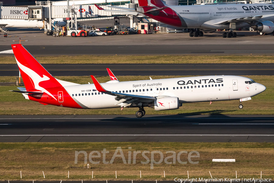 Qantas Boeing 737-838 (VH-VXM) | Photo 389845