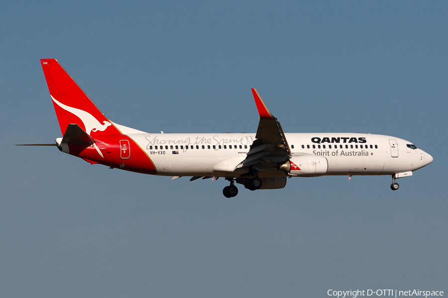 Qantas Boeing 737-838 (VH-VXO) | Photo 283610