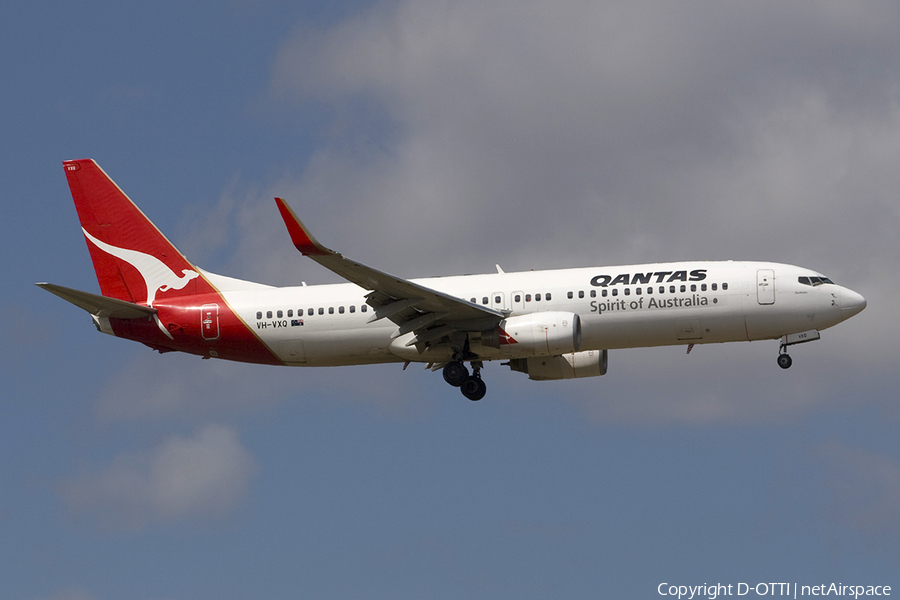 Qantas Boeing 737-838 (VH-VXQ) | Photo 283408