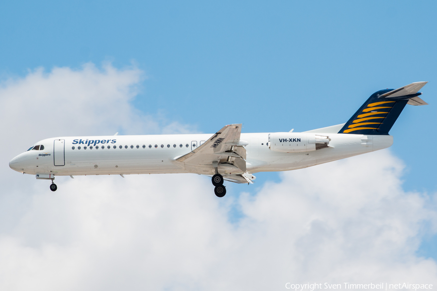 Skippers Aviation Fokker 100 (VH-XKN) | Photo 285410