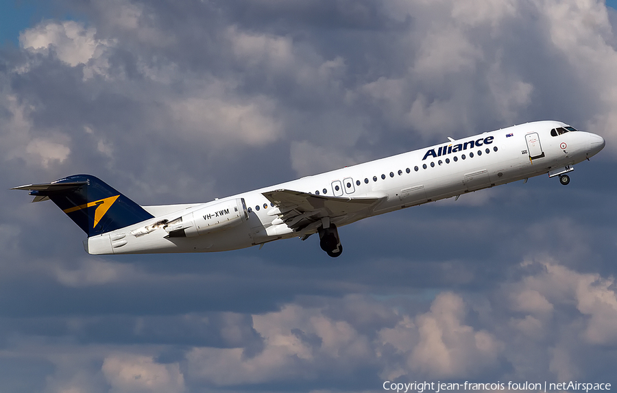 Alliance Airlines Fokker 100 (VH-XWM) | Photo 151182