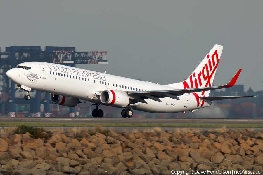 Virgin Australia Boeing 737-8FE (VH-YFK) | Photo 95349