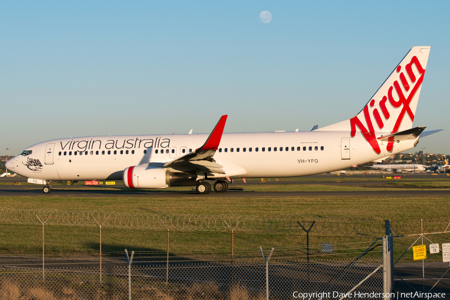 Virgin Australia Boeing 737-8FE (VH-YFQ) | Photo 60022