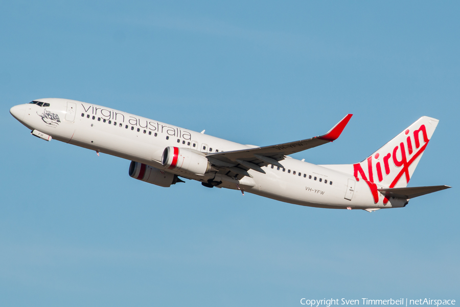 Virgin Australia Boeing 737-8FE (VH-YFW) | Photo 285217
