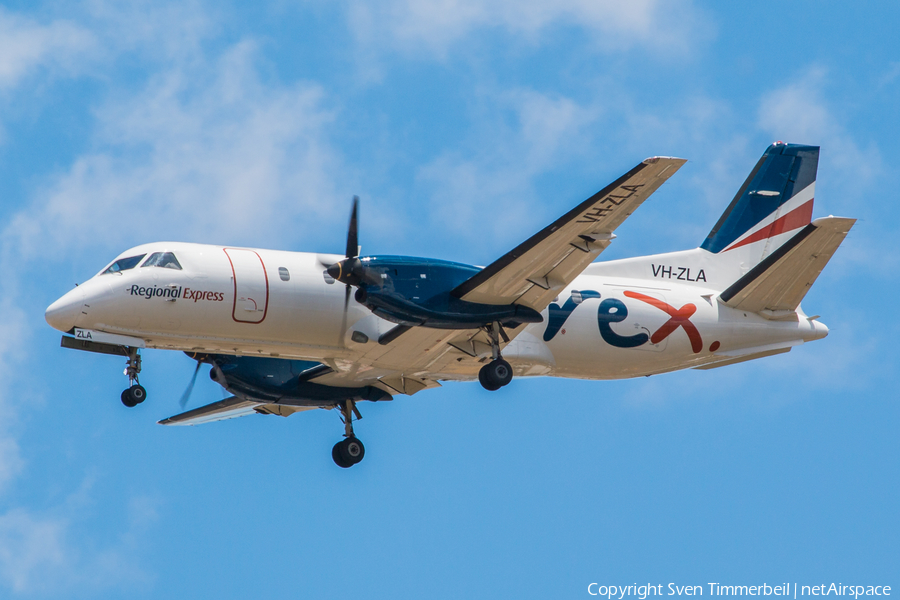 REX - Regional Express SAAB 340B+ (VH-ZLA) | Photo 285412