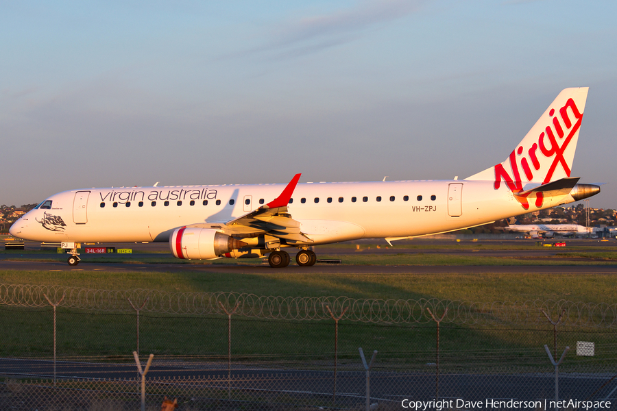 Virgin Australia Embraer ERJ-190AR (ERJ-190-100IGW) (VH-ZPJ) | Photo 58863