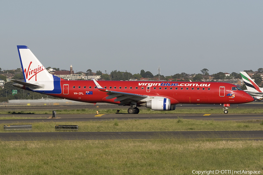 Virgin Blue Embraer ERJ-190AR (ERJ-190-100IGW) (VH-ZPL) | Photo 282711