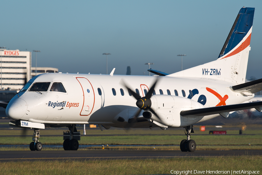 REX - Regional Express SAAB 340B+ (VH-ZRM) | Photo 95487