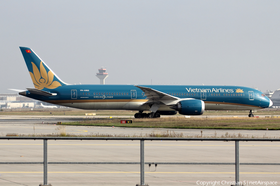 Vietnam Airlines Boeing 787-9 Dreamliner (VN-A863) | Photo 129771