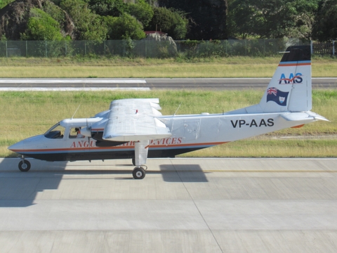 Anguilla Air Services Britten-Norman BN-2A-26 Islander (VP-AAS) at  St. Bathelemy - Gustavia, Guadeloupe