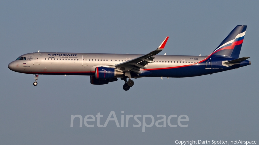 Aeroflot - Russian Airlines Airbus A321-211 (VP-BAE) | Photo 201275