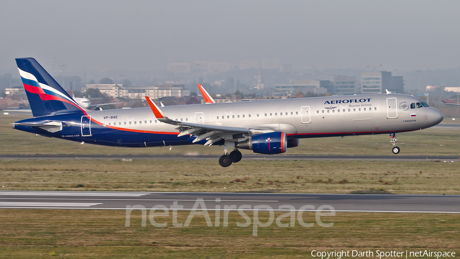 Aeroflot - Russian Airlines Airbus A321-211 (VP-BAE) | Photo 357182