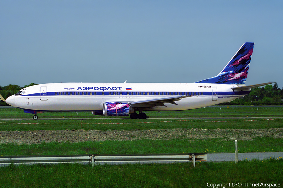 Aeroflot - Russian Airlines Boeing 737-4M0 (VP-BAH) | Photo 399645