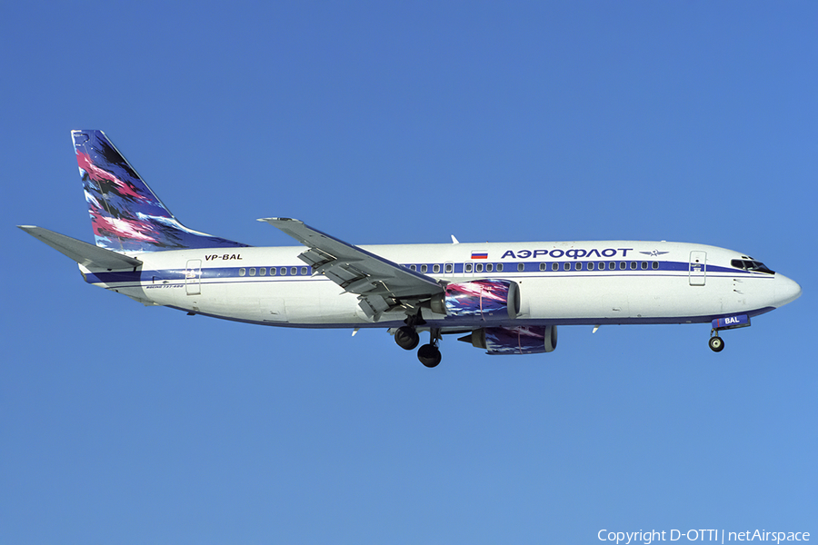 Aeroflot - Russian Airlines Boeing 737-4M0 (VP-BAL) | Photo 446404