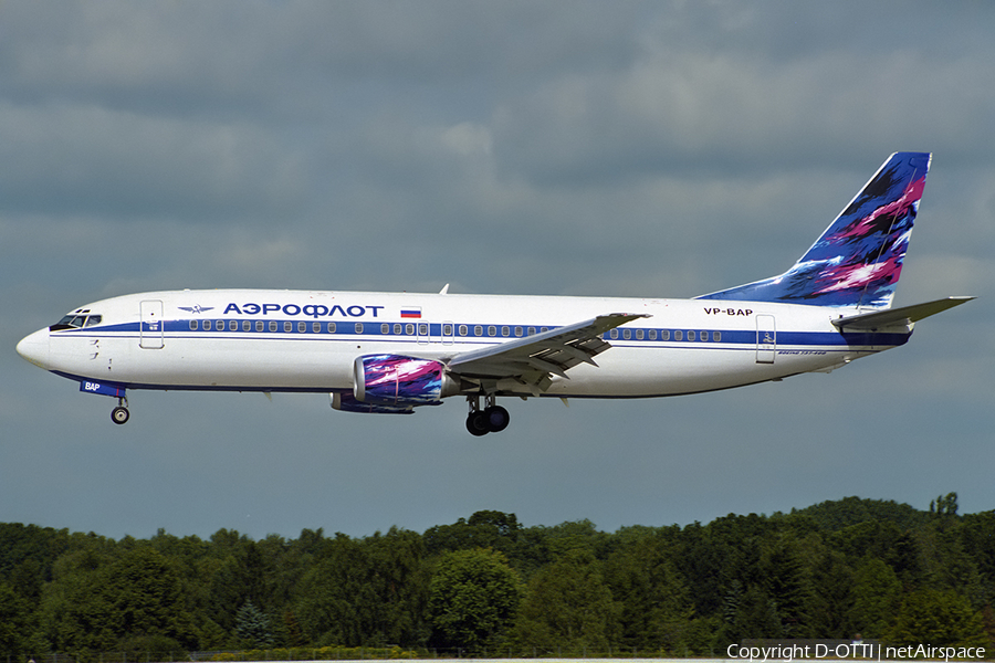Aeroflot - Russian Airlines Boeing 737-4M0 (VP-BAP) | Photo 501592