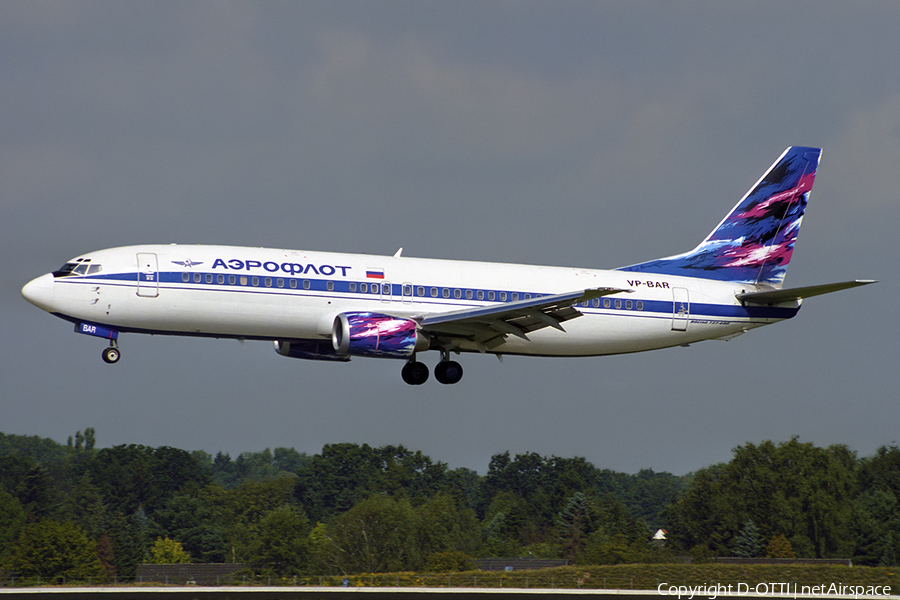 Aeroflot - Russian Airlines Boeing 737-4M0 (VP-BAR) | Photo 502725
