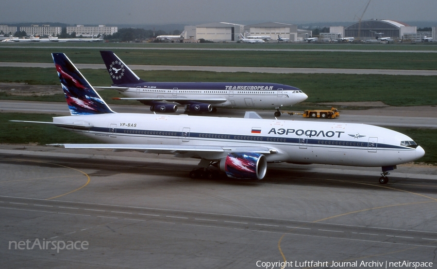 Aeroflot - Russian Airlines Boeing 777-2Q8(ER) (VP-BAS) | Photo 439167
