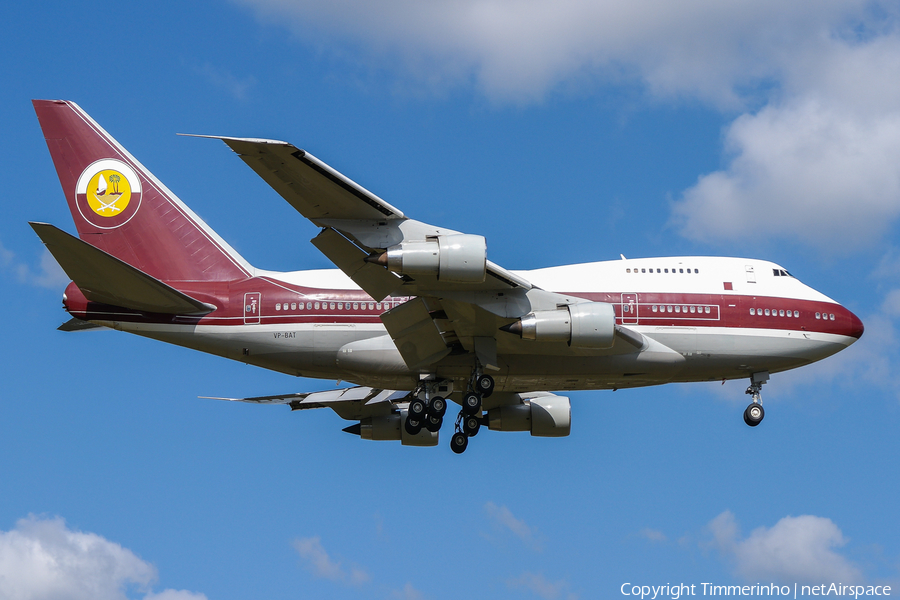 Qatar Amiri Flight Boeing 747SP-21 (VP-BAT) | Photo 102193