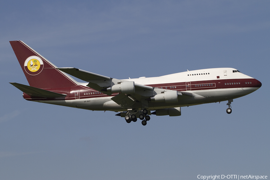 Qatar Amiri Flight Boeing 747SP-21 (VP-BAT) | Photo 348532