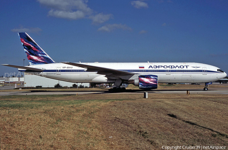 Aeroflot - Russian Airlines Boeing 777-2Q8(ER) (VP-BAU) | Photo 546264