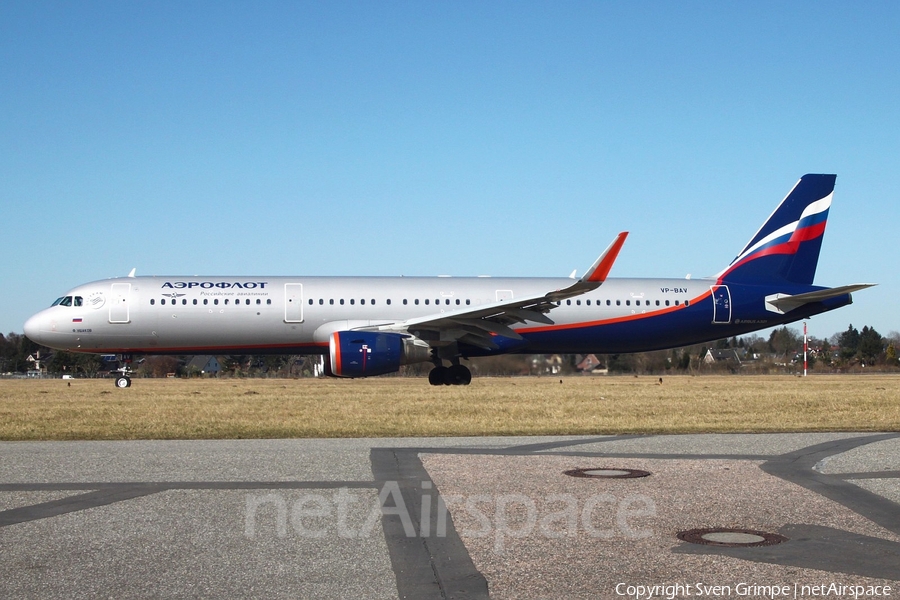 Aeroflot - Russian Airlines Airbus A321-211 (VP-BAV) | Photo 228971
