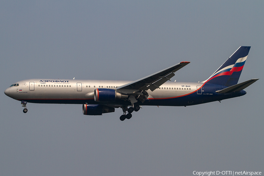 Aeroflot - Russian Airlines Boeing 767-36N(ER) (VP-BAX) | Photo 307518