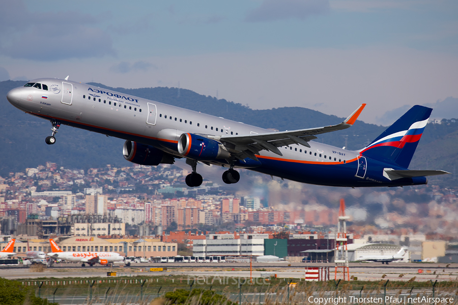 Aeroflot - Russian Airlines Airbus A321-211 (VP-BAY) | Photo 150023