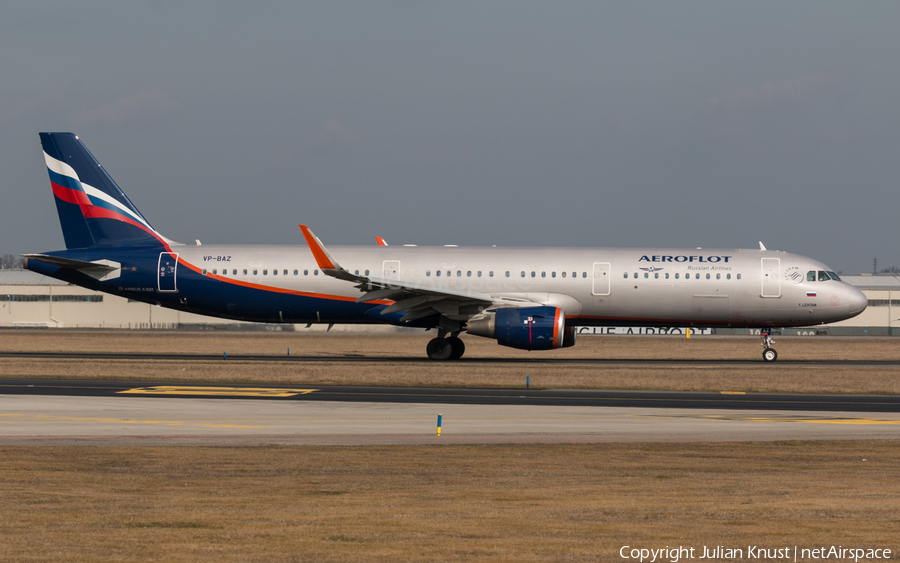 Aeroflot - Russian Airlines Airbus A321-211 (VP-BAZ) | Photo 233961