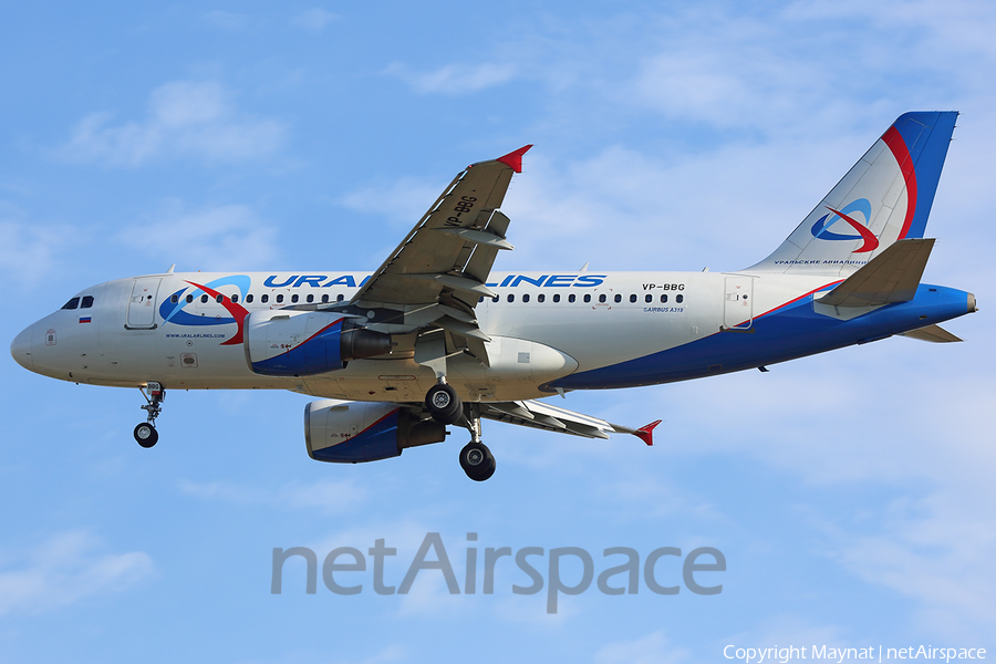 Ural Airlines Airbus A319-111 (VP-BBG) | Photo 430539