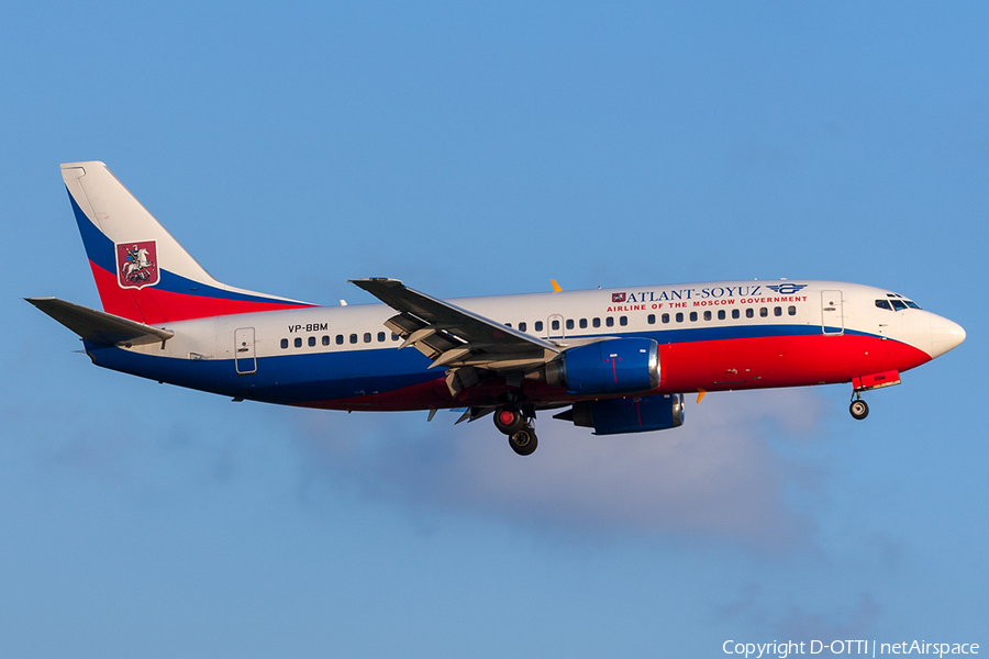 Atlant-Soyuz Airlines Boeing 737-347 (VP-BBM) | Photo 203226