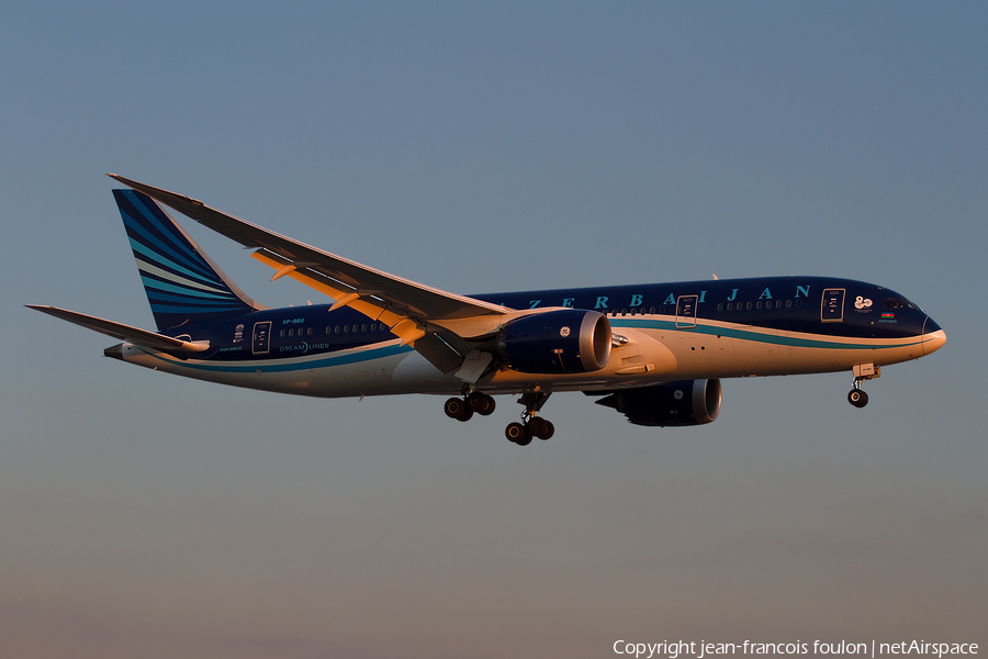 Azerbaijan Airlines Boeing 787-8 Dreamliner (VP-BBS) | Photo 251143
