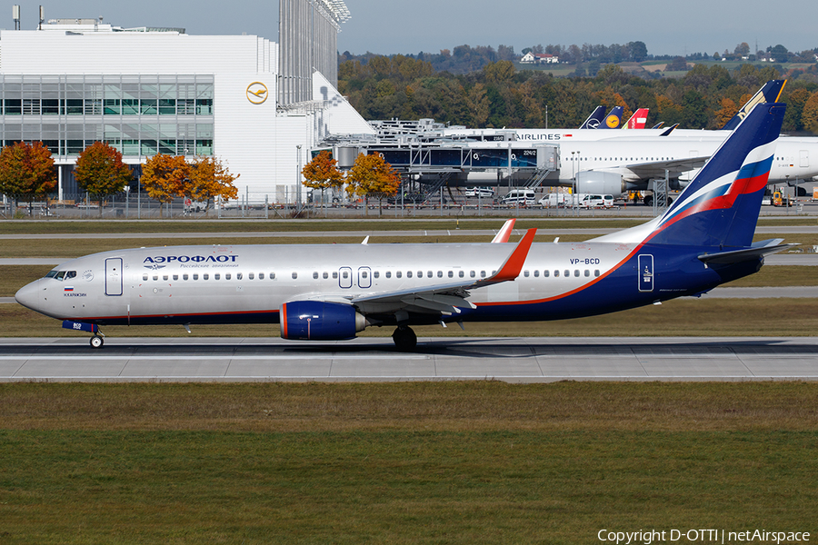 Aeroflot - Russian Airlines Boeing 737-8LJ (VP-BCD) | Photo 483993