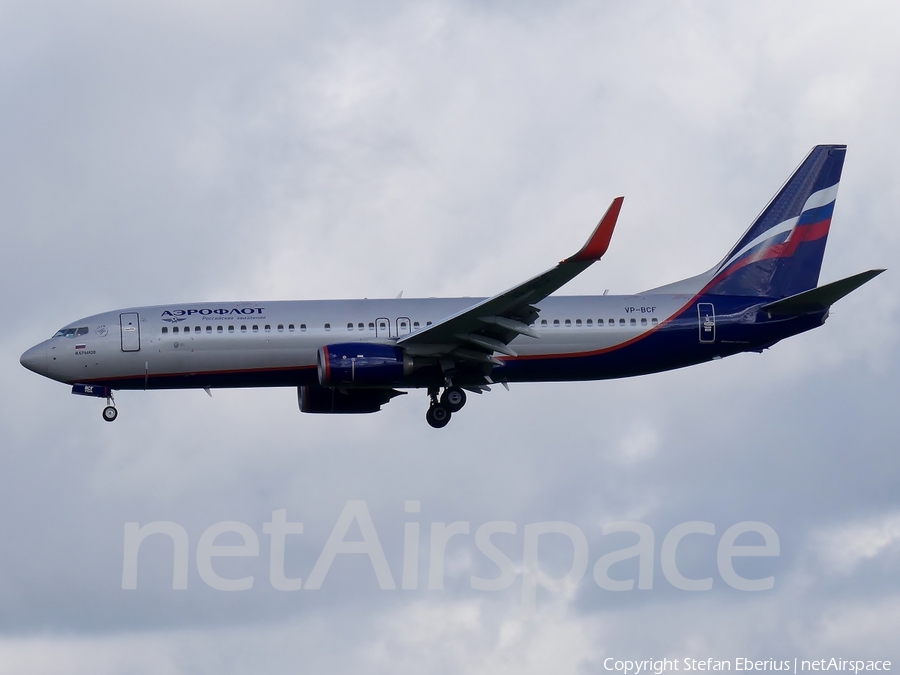 Aeroflot - Russian Airlines Boeing 737-8LJ (VP-BCF) | Photo 188130